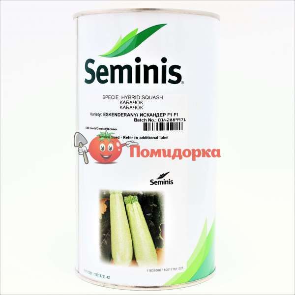 Кабачок ИСКАНДЕР F1 | ESKANDERANY F1 Seminis, Фасовка - 500 семян