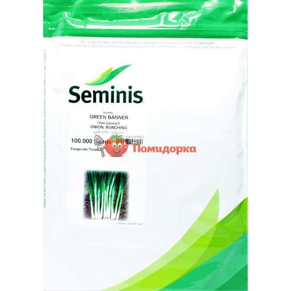Лук на перо ГРИН БАННЕР | GREEN BANER Seminis, Фасовка - 100 000 семян
