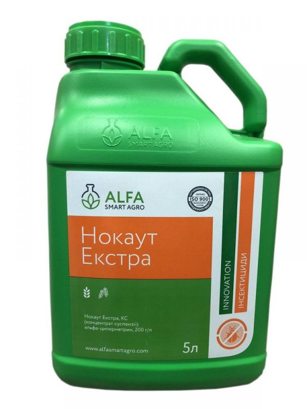 Инсектицид НОКАУТ ЭКСТРА, ALFA Smart Agro, 5л