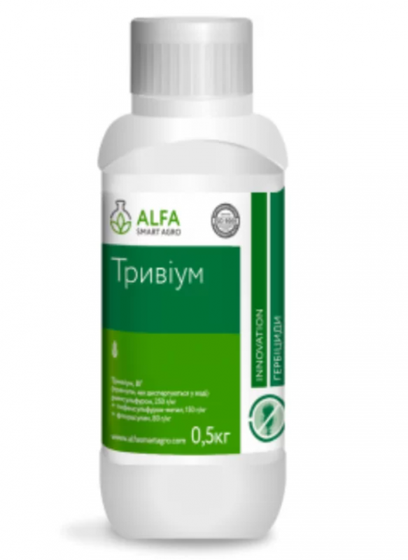 Гербіцид ТРИВІУМ, ВГ+ПАР Бустер, ALFA Smart Agro, (0,5кг+2л) 