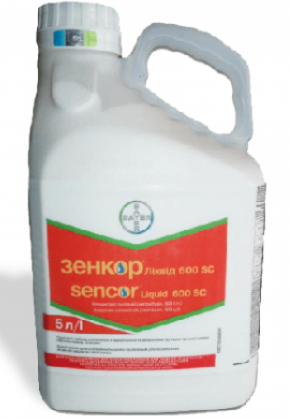 Гербіцид Зенкор Ліквід SC 600 к.с., 5 л (Bayer)